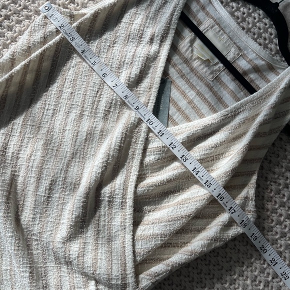 Maeve | Anthropologie | Surplice Striped Lightweight Sleeveless Top Size LP 🆕 - Picture 7 of 8